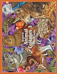 Animal collages coloring for sale  Delivered anywhere in UK