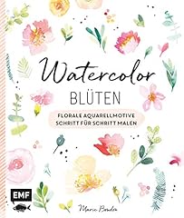 Watercolor blüten florale gebraucht kaufen  Wird an jeden Ort in Deutschland