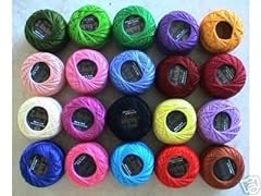 Pearl cotton crochet for sale  Delivered anywhere in UK