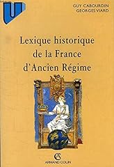 Lexique historique ancien d'occasion  Livré partout en France