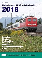 Elektroloks fahrplanjahr 2018 gebraucht kaufen  Wird an jeden Ort in Deutschland