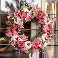 Wreath inches peony for sale  Delivered anywhere in USA 