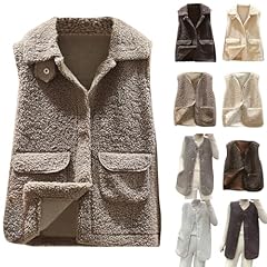 Sheepskin gilet sherpa for sale  Delivered anywhere in Ireland