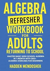 Algebra refresher workbook for sale  Delivered anywhere in USA 