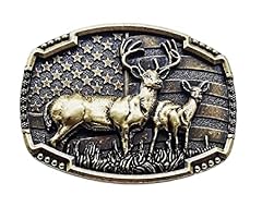 Deer belt buckle for sale  Delivered anywhere in USA 