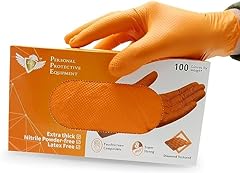 Orange nitrile gloves for sale  Delivered anywhere in USA 