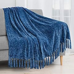 Pavilia blue chenille for sale  Delivered anywhere in USA 