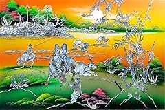 Tableau bois laqué d'occasion  Livré partout en France