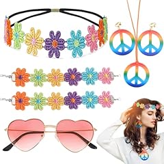 7pcs hippie costume for sale  Delivered anywhere in UK