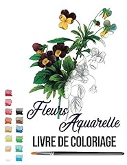 Fleurs aquarelle livre d'occasion  Livré partout en France