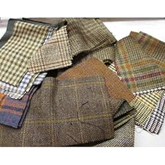 Tweed fabric remnant for sale  Delivered anywhere in UK
