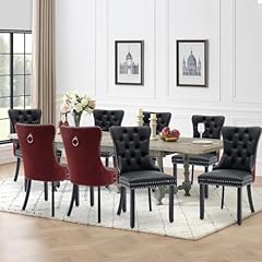 Vicbarley leather dining for sale  Delivered anywhere in USA 