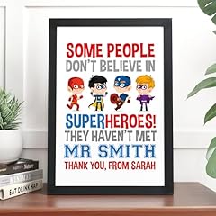 Personalised super hero for sale  Delivered anywhere in UK