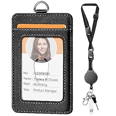 Leather badge holder for sale  Delivered anywhere in USA 