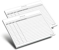 Activity log notepads for sale  Delivered anywhere in USA 