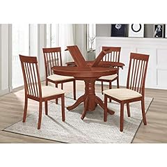 Leicester Dining Set with 4 Chairs Mahogany, Dining for sale  Delivered anywhere in UK