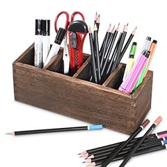 Wood pencil holder for sale  Delivered anywhere in USA 