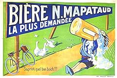 Bière mapataud affiche d'occasion  Livré partout en France