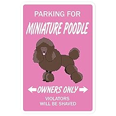 Miniature poodle sign for sale  Delivered anywhere in USA 