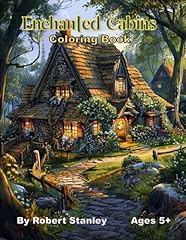 Enchanted cabins coloring for sale  Delivered anywhere in USA 