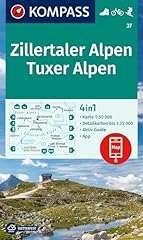 Kompass wanderkarte zillertale gebraucht kaufen  Wird an jeden Ort in Deutschland