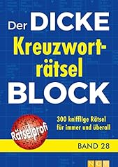 Dicke kreuzworträtsel block gebraucht kaufen  Wird an jeden Ort in Deutschland