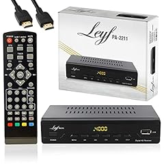 LEYF PA-2211 Decoder DVB-T2 Full HD 1080p Ricevitori Digitale Terrestre (HDTV, DVB-T/T2, Scart, USB) + Cavo HD usato  Spedito ovunque in Italia 