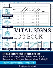 Vital signs log for sale  Delivered anywhere in USA 