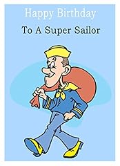 Sailor birthday card for sale  Delivered anywhere in UK