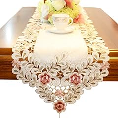 Embroidered flowers table for sale  Delivered anywhere in UK