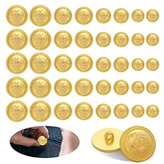 Pcs gold buttons for sale  Delivered anywhere in UK