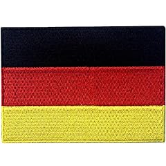 Germany flag embroidered for sale  Delivered anywhere in UK