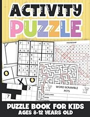 Activity puzzle book for sale  Delivered anywhere in USA 