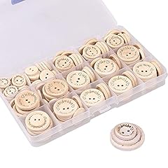 Wooden buttons baby for sale  Delivered anywhere in UK