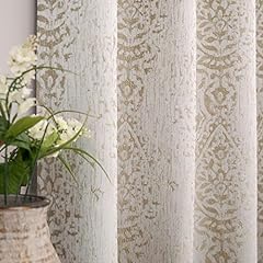 Taupe geometric curtains for sale  Delivered anywhere in USA 