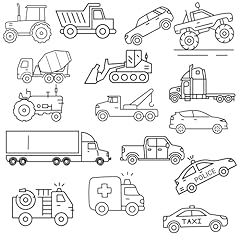 Truck vehicles embroidery for sale  Delivered anywhere in USA 