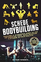Schede bodybuilding programmi usato  Spedito ovunque in Italia 