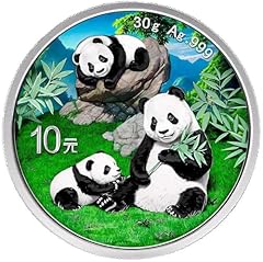 Chinese panda moneta usato  Spedito ovunque in Italia 