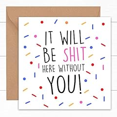 Funny leaving card for sale  Delivered anywhere in UK