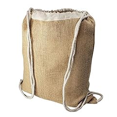 Jute drawstring backpacks for sale  Delivered anywhere in USA 