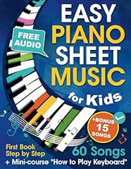 Easy piano sheet for sale  Delivered anywhere in USA 