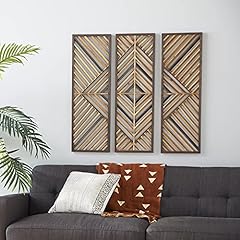 Deco wood geometric for sale  Delivered anywhere in USA 