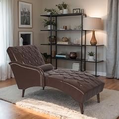 Upholstered chaise lounge for sale  Delivered anywhere in USA 