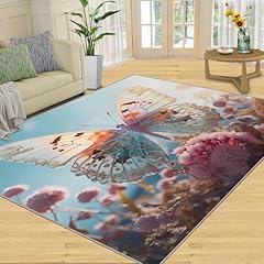 Yxqaied butterfly rug for sale  Delivered anywhere in UK