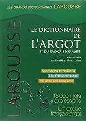 Dictionnaire argot français d'occasion  Livré partout en France
