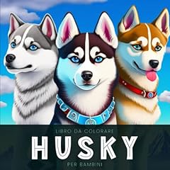 Libro colorare husky usato  Spedito ovunque in Italia 