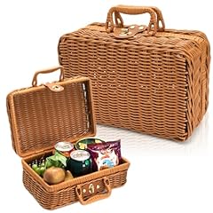 Covzoe wicker picnic for sale  Delivered anywhere in USA 
