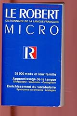 Robert micro dictionnaire usato  Spedito ovunque in Italia 
