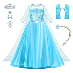 Aoowu elsa costume for sale  Delivered anywhere in UK