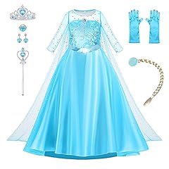 Aoowu elsa costume usato  Spedito ovunque in Italia 